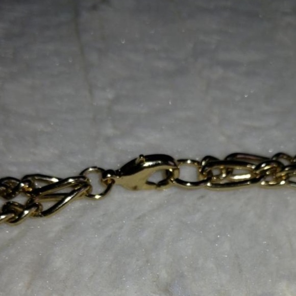 Golden Ringed Rope Necklace - Picture 3 of 5